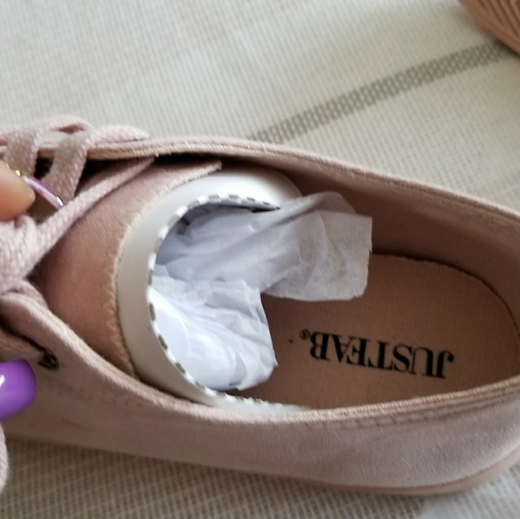 JustFab Blush Morina Sneaker - Picture 6 of 8